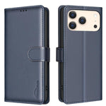 荔枝紋 RFID 防盜皮革手機殼，適用於 iPhone 17 Pro Max、iPhone 17 Pro、iPhone 17、iPhone Air