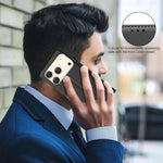 荔枝紋 RFID 防盜皮革手機殼，適用於 iPhone 17 Pro Max、iPhone 17 Pro、iPhone 17、iPhone Air