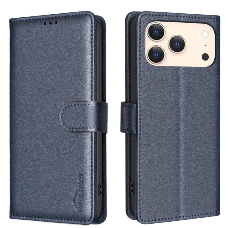荔枝紋 RFID 防盜皮革手機殼，適用於 iPhone 17 Pro Max、iPhone 17 Pro、iPhone 17、iPhone Air