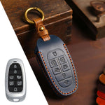 For Hyundai Staria / Sonata 7-button B124 Crazy Horse Cowhide Car Key Protection Cover, For Hyundai Staria 7-button, For Hyundai Staria / Sonata 7-button
