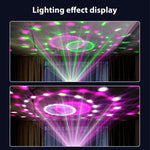 向日葵魔法球燈 LED RGB旋轉舞台燈，語音控制，遙控器控制