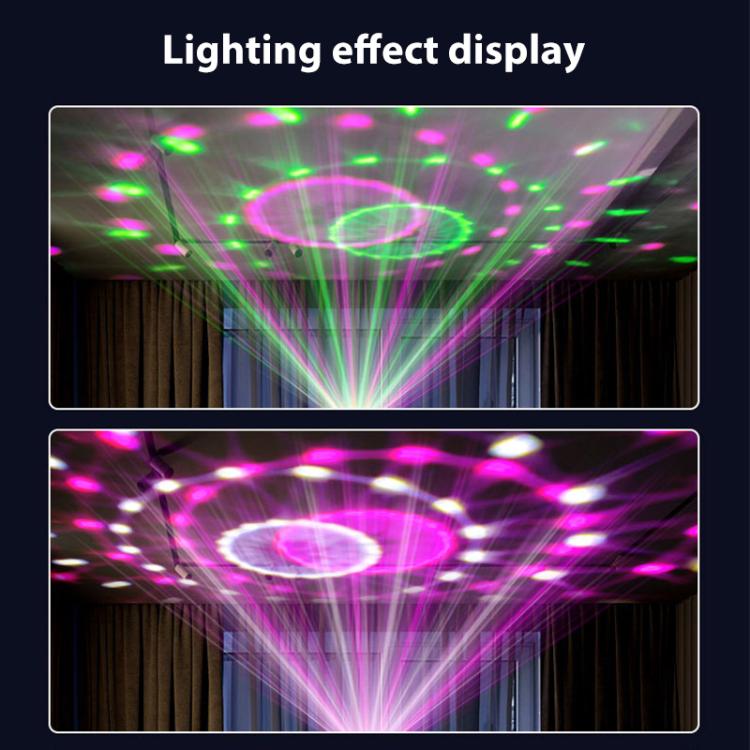 向日葵魔法球燈 LED RGB旋轉舞台燈，語音控制，遙控器控制