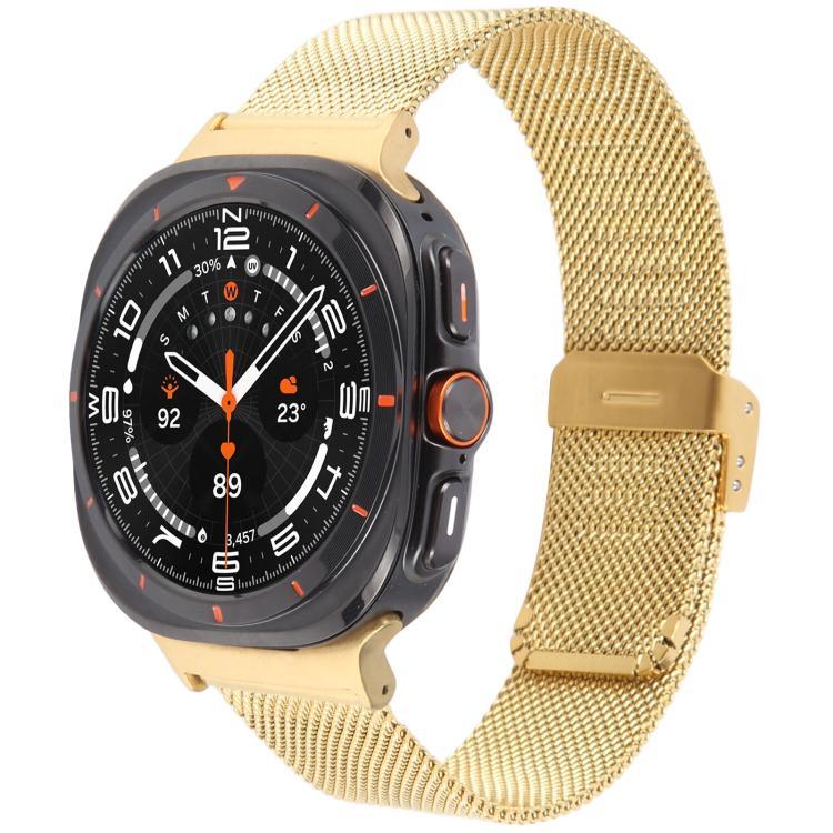 米蘭一體式扣金屬錶帶，適用於 Samsung Galaxy Watch Ultra 47mm / Ultra 2025