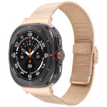 米蘭一體式扣金屬錶帶，適用於 Samsung Galaxy Watch Ultra 47mm / Ultra 2025