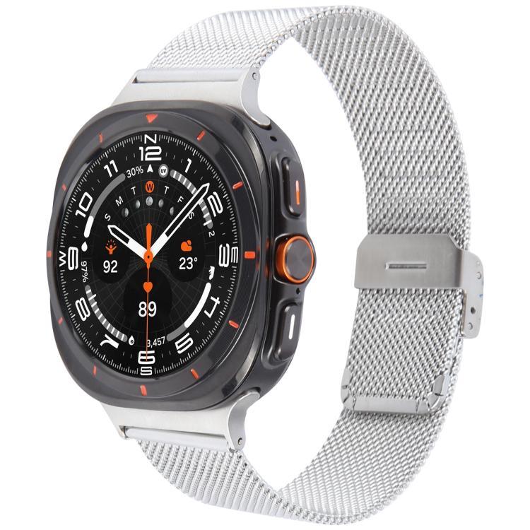 米蘭一體式扣金屬錶帶，適用於 Samsung Galaxy Watch Ultra 47mm / Ultra 2025