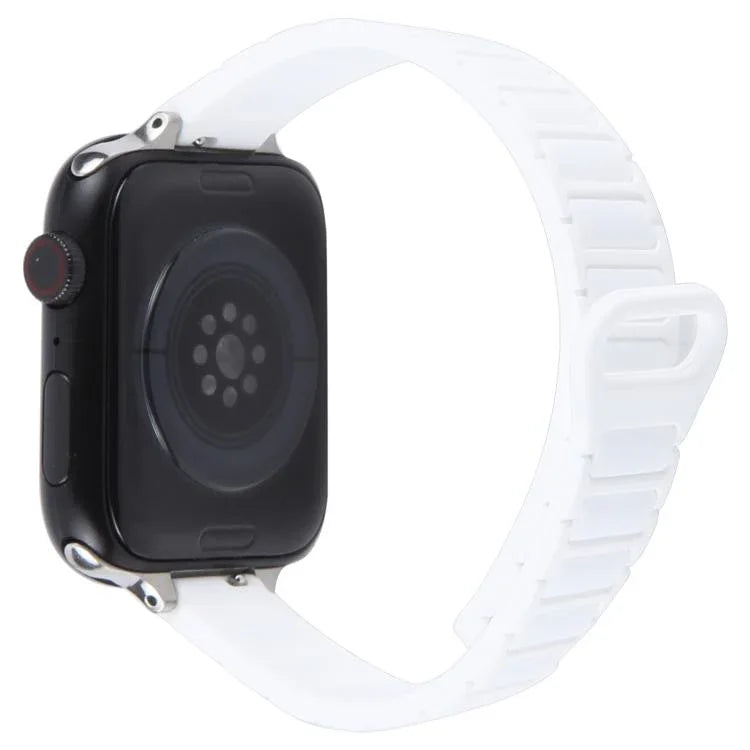 纖細 I 型磁吸矽膠錶帶，適用於 Apple Watch 46mm / 49mm / 45mm / 44mm，適用於 Apple Watch 42mm / 41mm / 40mm / 38mm