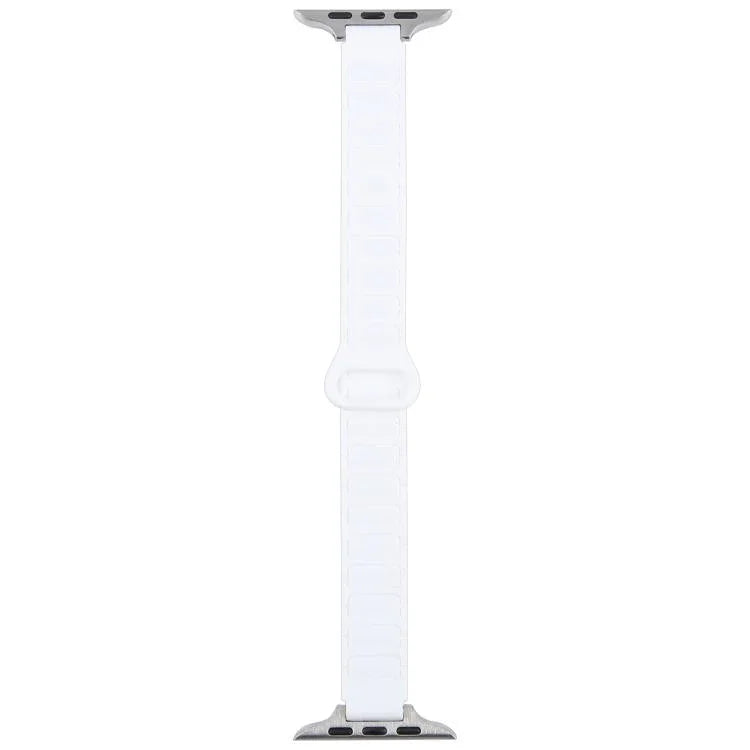 纖細 I 型磁吸矽膠錶帶，適用於 Apple Watch 46mm / 49mm / 45mm / 44mm，適用於 Apple Watch 42mm / 41mm / 40mm / 38mm