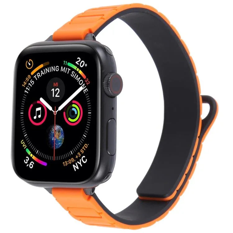 纖細 I 型磁吸矽膠錶帶，適用於 Apple Watch 46mm / 49mm / 45mm / 44mm，適用於 Apple Watch 42mm / 41mm / 40mm / 38mm