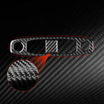 For Tesla Model 3 2019-2022 / Y 2019-2024 2pcs/Set Carbon Fiber Car Reading Light Panel Decorative Sticker, For Tesla Model 3 2019-2022 / Y 2019-2024 Car Reading Light Panel