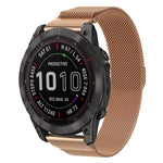 xDfind Milanese Quick Fit Metal Watch Band, For Garmin Fenix 8/7X/6X/5X 26mm, For Garmin Fenix 8/7/6/5 22mm, For Garmin Fenix 8/7S/6S/5S 20mm