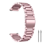 xDfind Three Beads Stainless Steel Watch Band, 14mm, 18mm, 20mm, 22mm