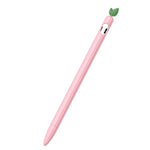 對比色薄荷葉矽膠防滑保護套，適用於 Apple Pencil 1，適用於 Apple Pencil 2