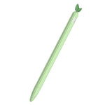 對比色薄荷葉矽膠防滑保護套，適用於 Apple Pencil 1，適用於 Apple Pencil 2