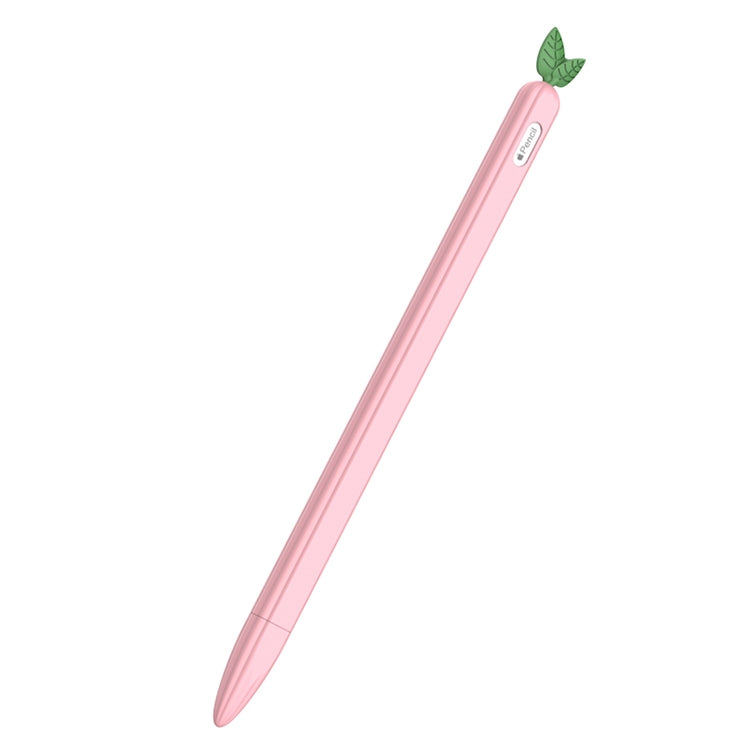 對比色薄荷葉矽膠防滑保護套，適用於 Apple Pencil 1，適用於 Apple Pencil 2