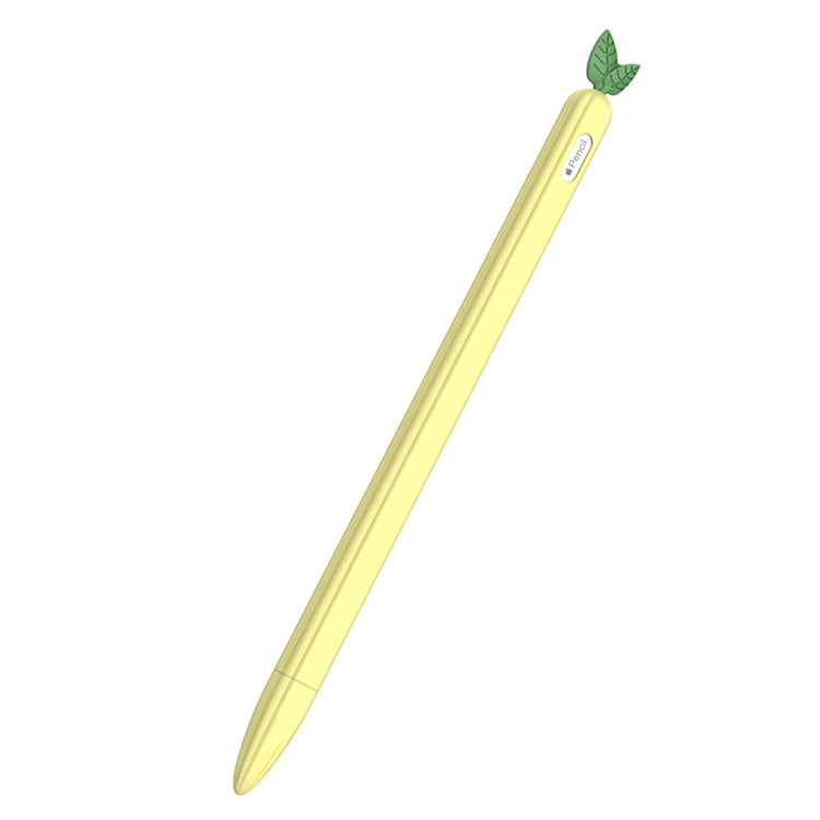 對比色薄荷葉矽膠防滑保護套，適用於 Apple Pencil 1，適用於 Apple Pencil 2
