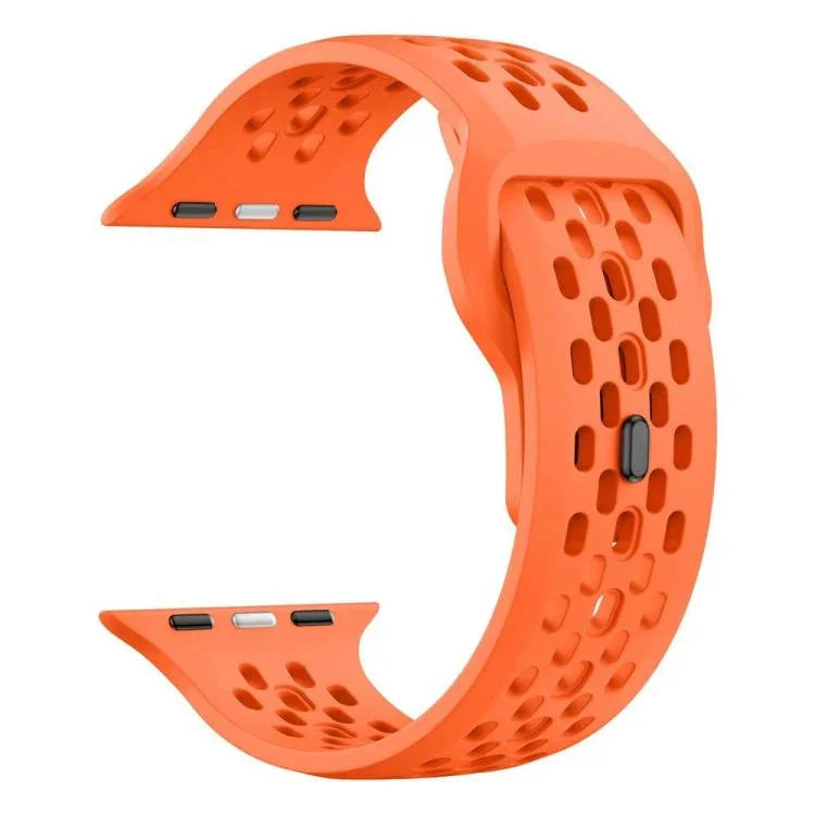 xDfind 網狀反扣矽膠錶帶，適用於 Apple Watch 46mm / 49mm / 45mm / 44mm，適用於 Apple Watch 42mm / 41mm / 40mm / 38mm