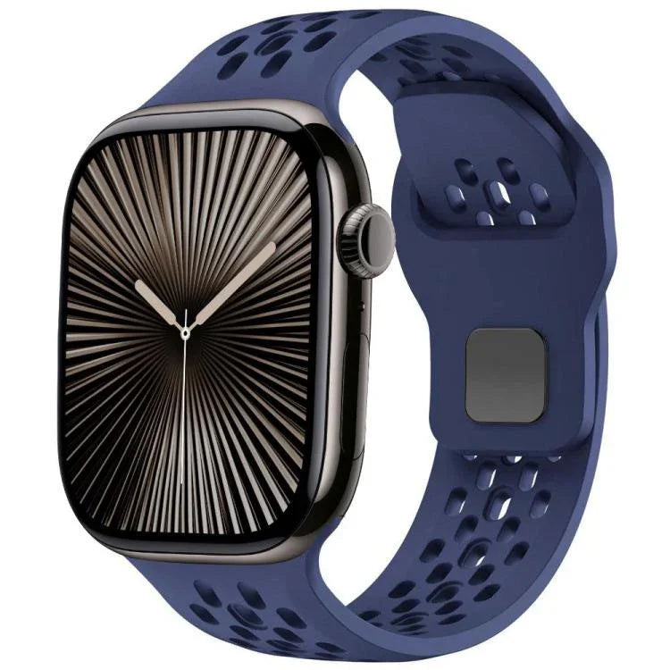xDfind 網狀反扣矽膠錶帶，適用於 Apple Watch 46mm / 49mm / 45mm / 44mm，適用於 Apple Watch 42mm / 41mm / 40mm / 38mm