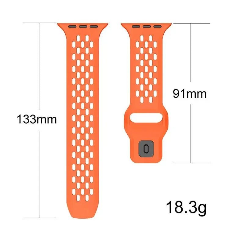 xDfind 網狀反扣矽膠錶帶，適用於 Apple Watch 46mm / 49mm / 45mm / 44mm，適用於 Apple Watch 42mm / 41mm / 40mm / 38mm