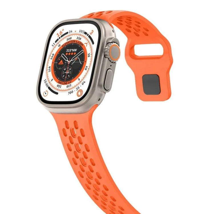xDfind 網狀反扣矽膠錶帶，適用於 Apple Watch 46mm / 49mm / 45mm / 44mm，適用於 Apple Watch 42mm / 41mm / 40mm / 38mm