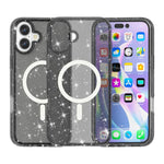 終結者風格閃粉 MagSafe 磁吸手機殼，適用於 iPhone 17 Pro Max、iPhone 17 Pro、iPhone 17、iPhone Air