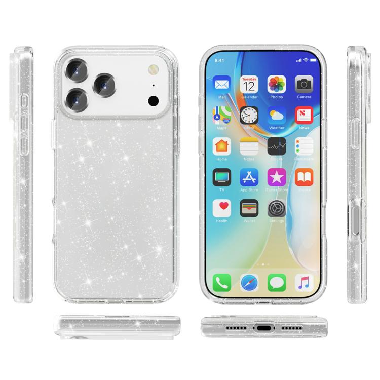 防震終結者閃粉手機殼，適用於 iPhone 17 Pro Max、iPhone 17 Pro、iPhone 17、iPhone Air