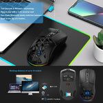 HXSJ T26 雙模 2.4G BT5.1 可充電無線滑鼠，T26