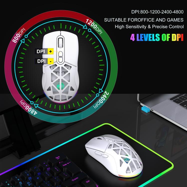 HXSJ T26 雙模 2.4G BT5.1 可充電無線滑鼠，T26
