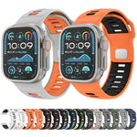 格紋反扣矽膠錶帶，適用於 Apple Watch 46mm / 49mm / 45mm / 44mm