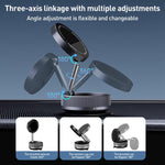 K10A Three-axis Folding Vacuum Adsorption Magnetic Car Phone Holder, K10A (White), K10A (Black), K10A (Grey)