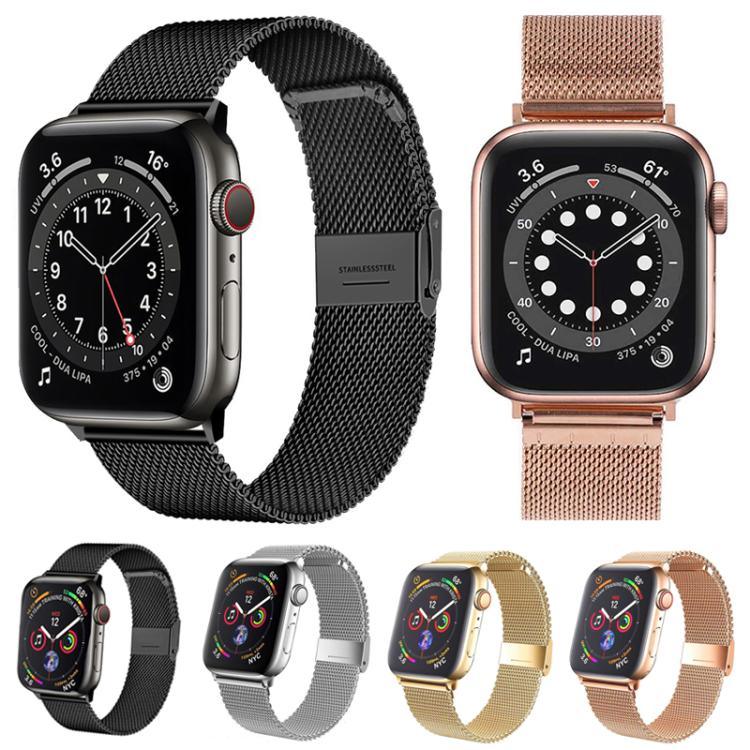 xDfind 米蘭尼斯扣金屬錶帶，適用於 Apple Watch 42 / 44 / 45 / 46 / 49mm，適用於 Apple Watch 38 / 40 / 41 / S10 42mm