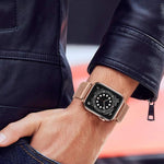 xDfind 米蘭尼斯扣金屬錶帶，適用於 Apple Watch 42 / 44 / 45 / 46 / 49mm，適用於 Apple Watch 38 / 40 / 41 / S10 42mm