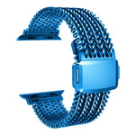 網狀磁吸不鏽鋼錶帶，適用於 Apple Watch 46mm / 49mm / 45mm / 44mm，適用於 Apple Watch 42mm / 41mm / 40mm / 38mm