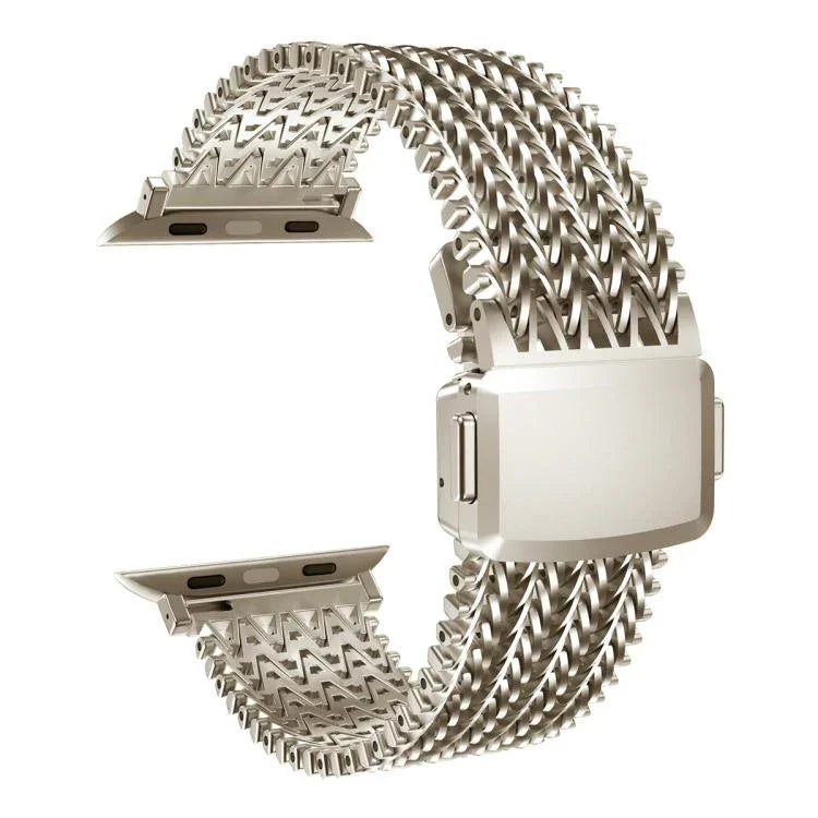 網狀磁吸不鏽鋼錶帶，適用於 Apple Watch 46mm / 49mm / 45mm / 44mm，適用於 Apple Watch 42mm / 41mm / 40mm / 38mm