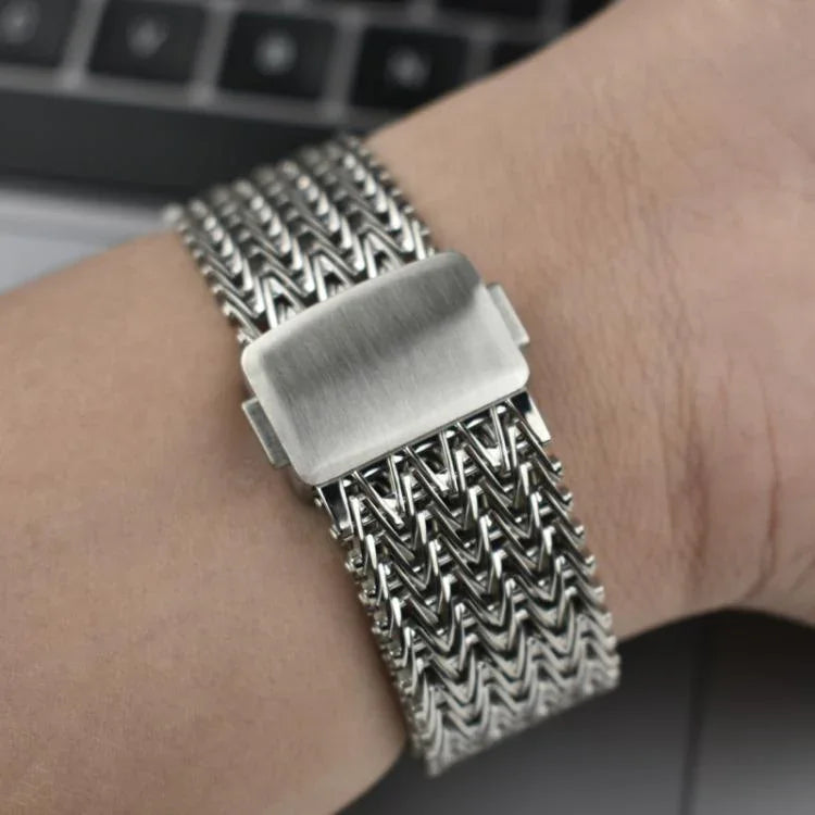網狀磁吸不鏽鋼錶帶，適用於 Apple Watch 46mm / 49mm / 45mm / 44mm，適用於 Apple Watch 42mm / 41mm / 40mm / 38mm