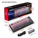 HXSJ L400 三模無線 RGB 燈薄膜 81鍵鍵盤