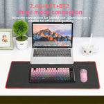 HXSJ L400 三模無線 RGB 燈薄膜 81鍵鍵盤