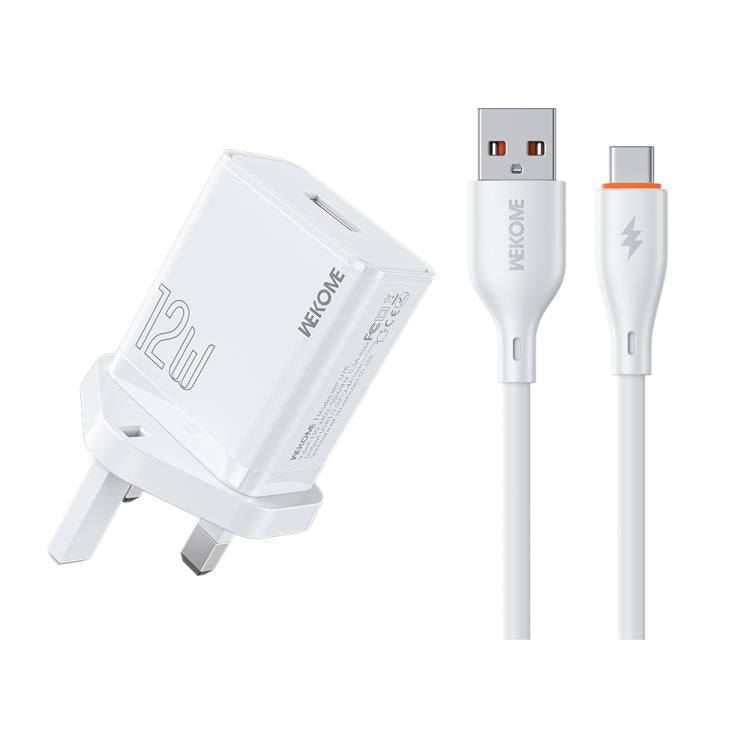 WK WP-U76 Kinkong 12W USB 充電器套裝，英規插頭，美規插頭，歐規插頭