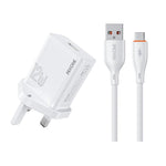 WK WP-U76 Kinkong 12W USB 充電器套裝，英規插頭，美規插頭，歐規插頭