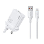 WK WP-U76 Kinkong 12W USB 充電器套裝，英規插頭，美規插頭，歐規插頭