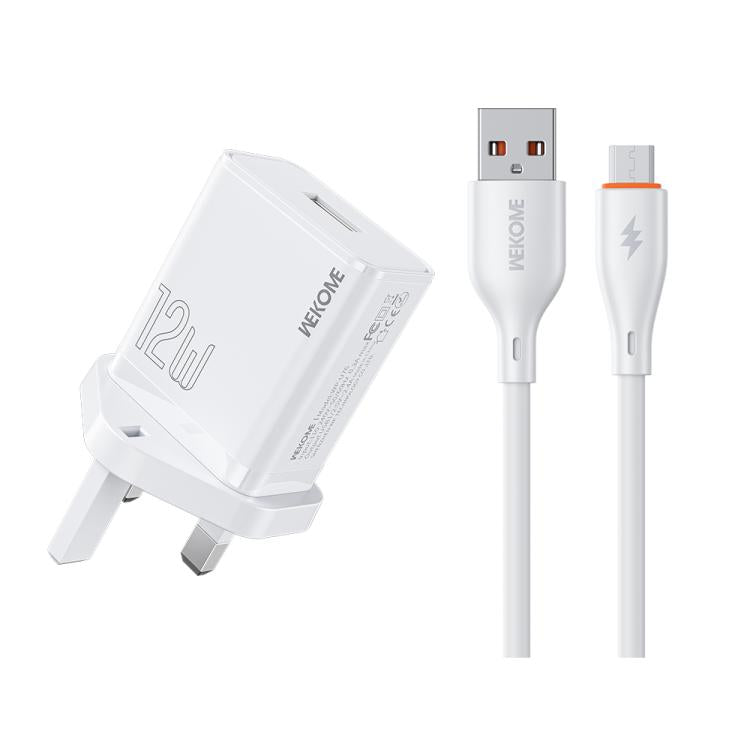 WK WP-U76 Kinkong 12W USB 充電器套裝，英規插頭，美規插頭，歐規插頭