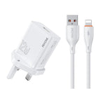 WK WP-U76 Kinkong 12W USB 充電器套裝，英規插頭，美規插頭，歐規插頭