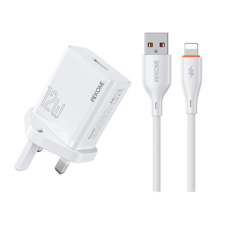 WK WP-U76 Kinkong 12W USB 充電器套裝，英規插頭，美規插頭，歐規插頭