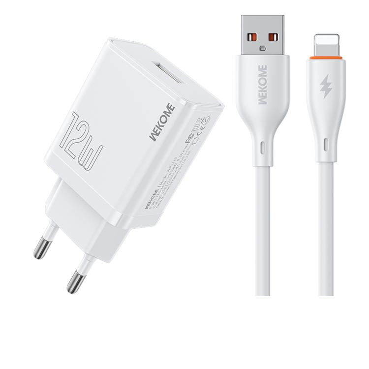 WK WP-U76 Kinkong 12W USB 充電器套裝，英規插頭，美規插頭，歐規插頭