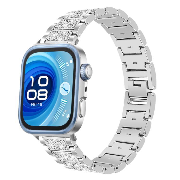 xDfind Diamond Jewelry Stainless Steel Watch Band, For Huawei Watch Fit 5 / Fit 5 Pro 20mm, For Huawei Band 10 / 9 / 8 14mm