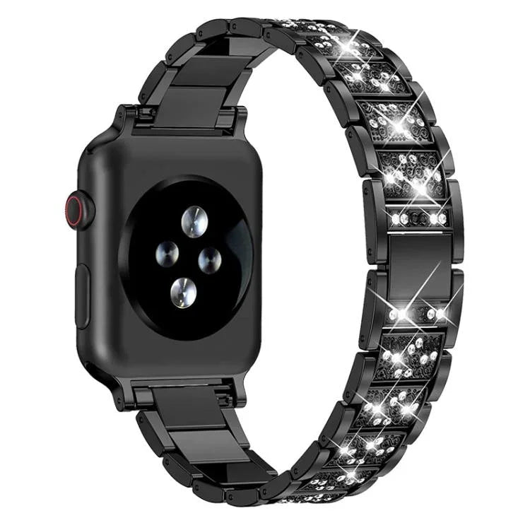 xDfind 鑽石珠寶不鏽鋼錶帶，適用於 Apple Watch 42 / 44 / 45 / 46 / 49mm，適用於 Apple Watch 38 / 40 / 41 / S10 42mm