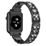 xDfind 鑽石珠寶不鏽鋼錶帶，適用於 Apple Watch 42 / 44 / 45 / 46 / 49mm，適用於 Apple Watch 38 / 40 / 41 / S10 42mm
