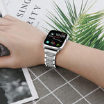 xDfind 鑽石珠寶不鏽鋼錶帶，適用於 Apple Watch 42 / 44 / 45 / 46 / 49mm，適用於 Apple Watch 38 / 40 / 41 / S10 42mm