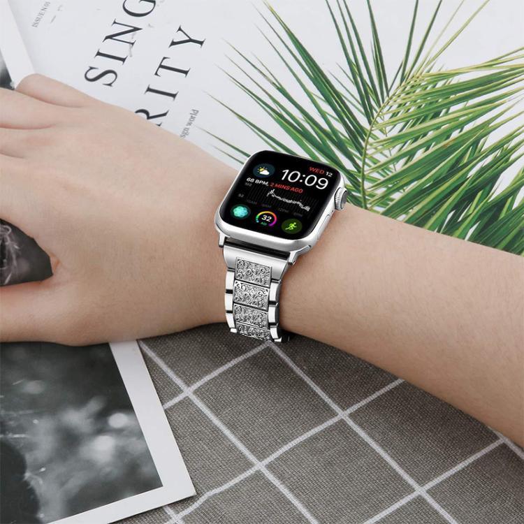 xDfind 鑽石珠寶不鏽鋼錶帶，適用於 Apple Watch 42 / 44 / 45 / 46 / 49mm，適用於 Apple Watch 38 / 40 / 41 / S10 42mm
