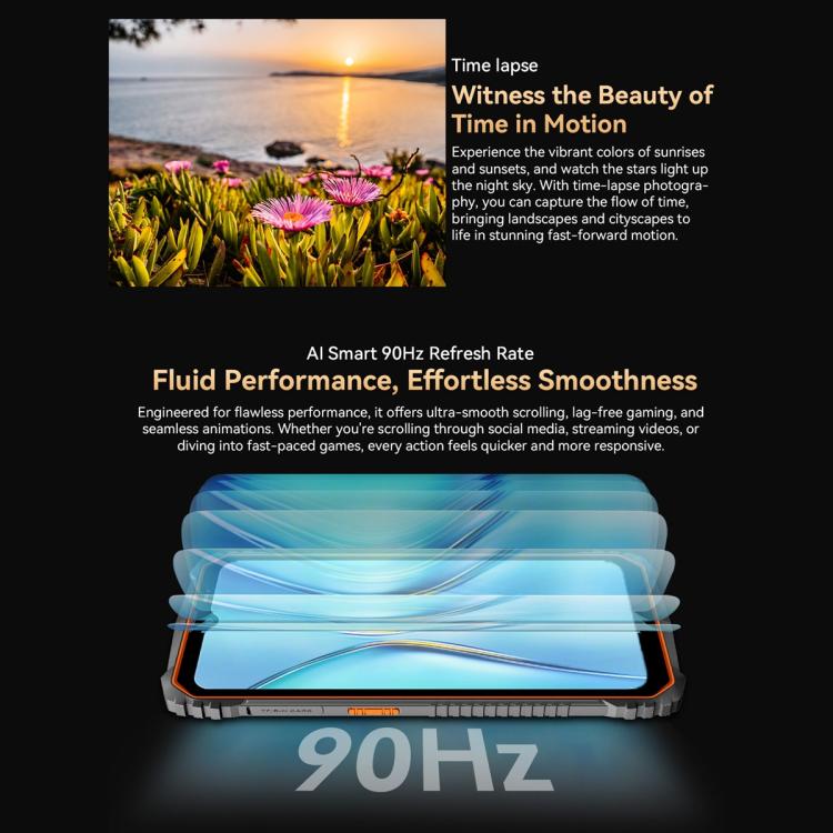 Blackview Oscal Marine 1，6.56 吋 Android 15 Unisoc UMS9230E T615 八核心，網路：4G，OTG，NFC，4GB+128GB