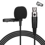 金屬領夾式麥克風，線長：1.5m，3 針 XLR 頭，4 針 XLR 頭